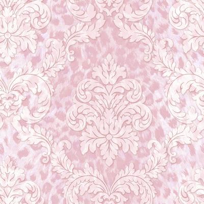 Brewster Wallcovering Gabriella Purple Ogge Busy Toss Wallpaper Red