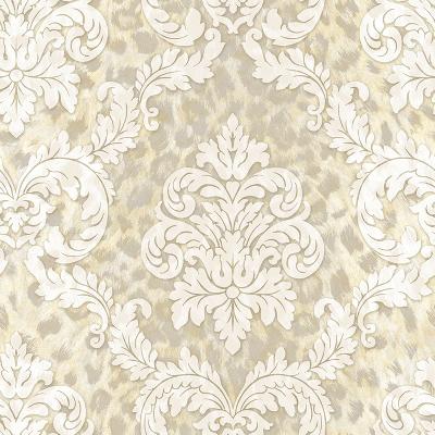 Brewster Wallcovering Gabriella Yellow Ogge Busy Toss Wallpaper White
