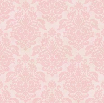 Brewster Wallcovering Red Peony Damask Red