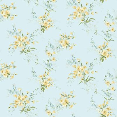 Brewster Wallcovering Yellow Buttercup Trail Yellow