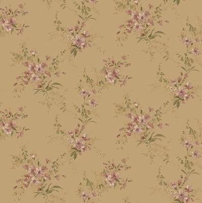 Brewster Wallcovering Gold Buttercup Trail Gold