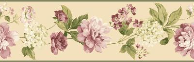 Brewster Wallcovering Neutral Peony Border Neutral