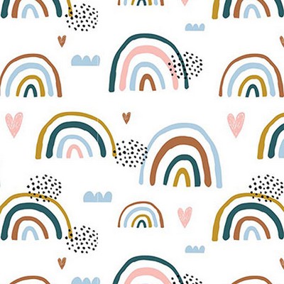 Brewster Wallcovering Rainbows Window Film Stickers Multicolor