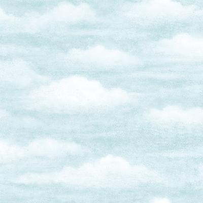 Brewster Wallcovering Blue Clouds Blue