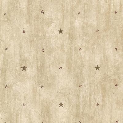 Brewster Wallcovering Bryndle Beige Barnstar & Sprigs Beige