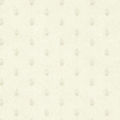 Brewster Wallcovering Bristol Linen Medallion Toss Linen