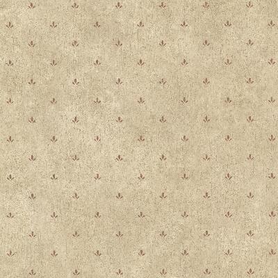 Brewster Wallcovering Josie Burgundy Paw Print Texture Burgundy