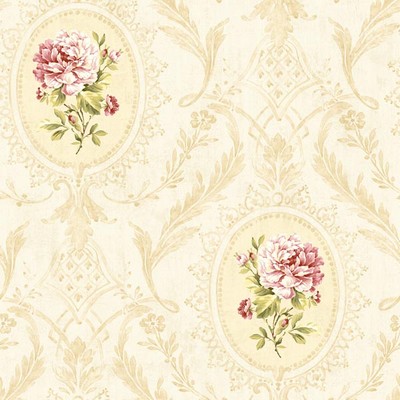 Fairwinds Studio Eloisee Rose Cameo Damask Rose