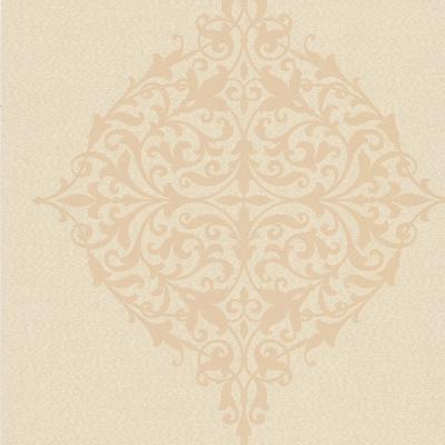 Brewster Wallcovering Pastiche Beige Classical Motif Beige