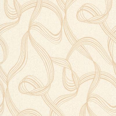 Brewster Wallcovering Aria Gold Ribbon Swirl Gold
