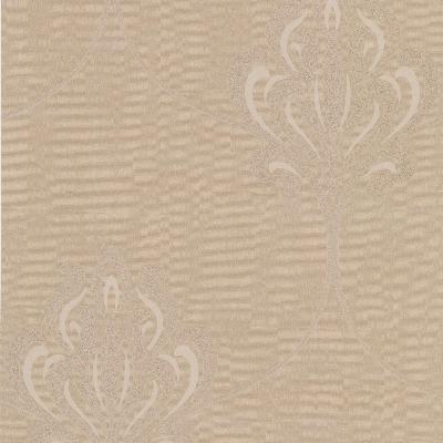Brewster Wallcovering Orfeo Taupe Nouveau Damask Taupe