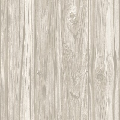 Brewster Wallcovering Paneling Grey Wide Plank Wallpaper Grey