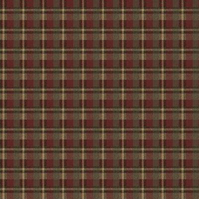 Brewster Wallcovering Red Heritage Plaid Red