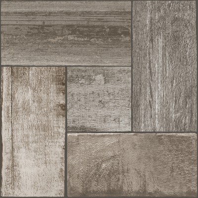 Brewster Wallcovering Northwoods Peel & Stick Floor Tiles Browns
