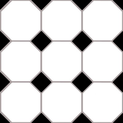 Brewster Wallcovering Hudson Peel & Stick Floor Tiles Blacks