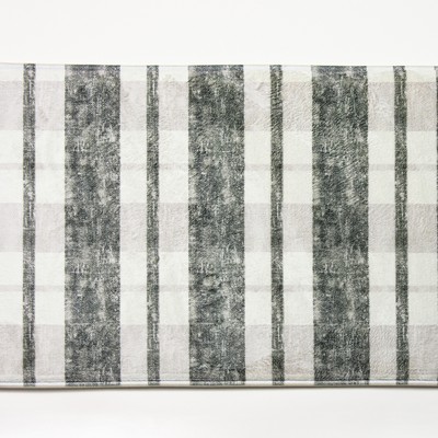 Brewster Wallcovering Cameron Memory Foam Bath Mat Blacks