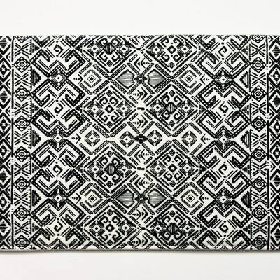 Brewster Wallcovering Zia Memory Foam Bath Mat Blacks