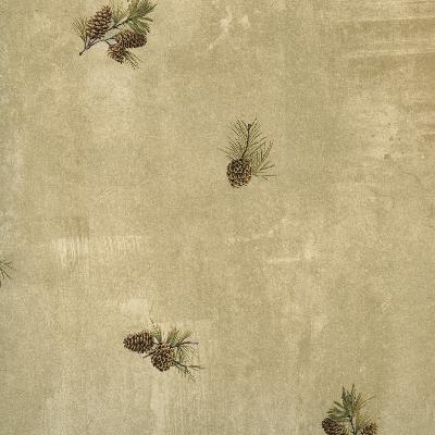 Brewster Wallcovering Jensen Sand Pinecone Toss Wallpaper Neutral
