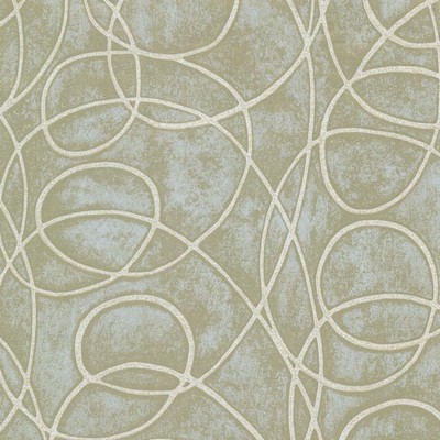 Warner Novia Green Geometric Swirl Green