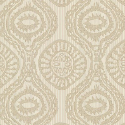 Warner Marrakech Beige Medallion Stripe Beige