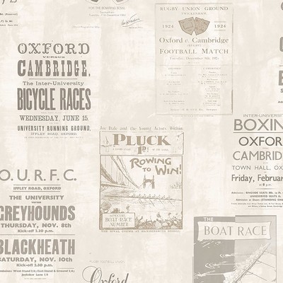 Brewster Wallcovering Iffley Brown Programme Wallpaper Brown