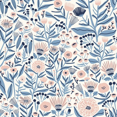 Brewster Wallcovering Blue Marigold Forest Peel & Stick Wallpaper Blues