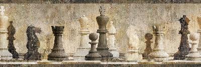 Brewster Wallcovering Albert Beige Chess Border Beige