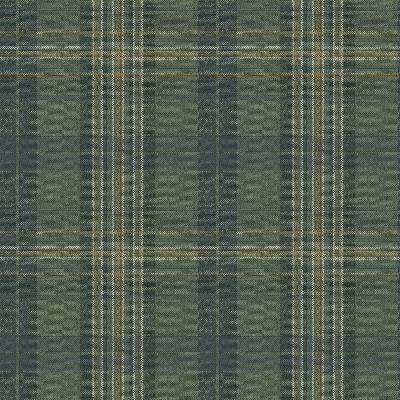 Brewster Wallcovering Austin Green Plaid Green