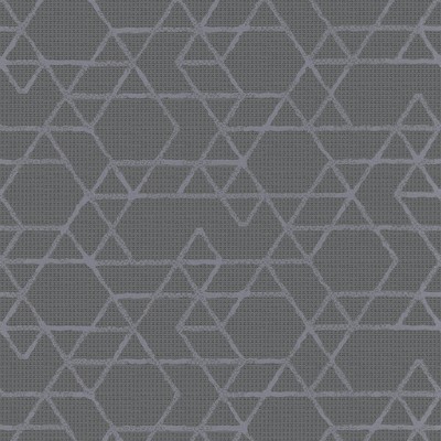Brewster Wallcovering Montego Dark Grey Geometric Wallpaper Dark Grey