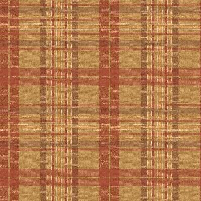 Brewster Wallcovering Red Austin Plaid Red