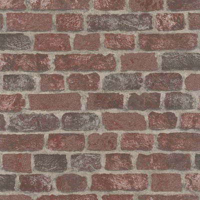 Brewster Wallcovering Granulat Red Stone Wallpaper Red