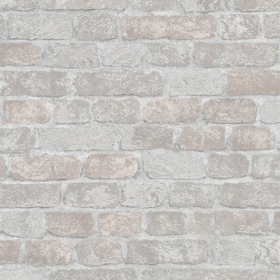 Brewster Wallcovering Granulat Grey Stone Wallpaper Grey