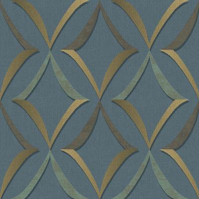 Brewster Wallcovering Blue Paxton Blue