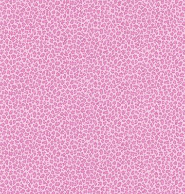 Brewster Wallcovering Bambam Pink Animal Print Pink