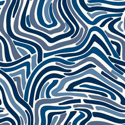 Brewster Wallcovering Blue Spirited Peel & Stick Wallpaper Blues