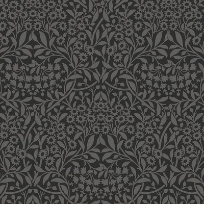 Brewster Wallcovering Charcoal Darcy Peel & Stick Wallpaper Blacks