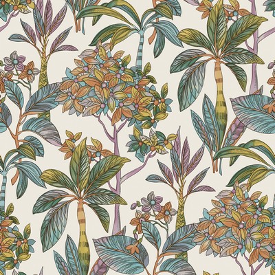 Brewster Wallcovering Rainbow Panama Peel & Stick Wallpaper Multicolor