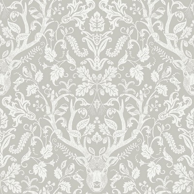 Brewster Wallcovering Taupe Escape to the Forest Peel & Stick Wallpaper Greys