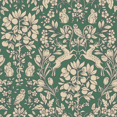 Brewster Wallcovering Emerald Enchanted Peel & Stick Wallpaper Greens