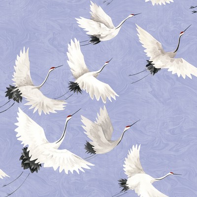 Brewster Wallcovering Hydrangea Halcyon Birds Peel & Stick Wallpaper Blues