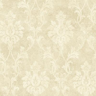 Brewster Wallcovering Neutrals Pineapple Damask Neutral