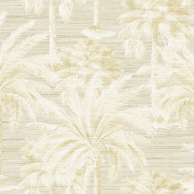 Brewster Wallcovering Dream Of Palm Trees Beige Texture Wallpaper Beige