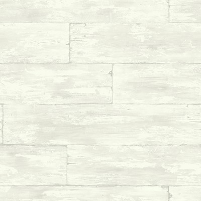 Brewster Wallcovering Shipwreck White Wood Wallpaper White