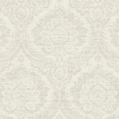 Brewster Wallcovering Kauai Beige Damask Wallpaper Beige