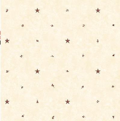 Brewster Wallcovering Ross Rose Star Sprig Toss Wallpaper White