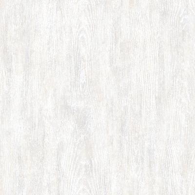 Brewster Wallcovering Priscilla Grey Faux Wood Wallpaper White