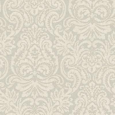 Brewster Wallcovering Taupe Dante Damask Taupe