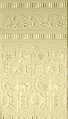Brewster Wallcovering Edwardian Lincrusta Paintable Dado Paintable