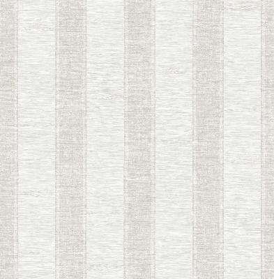 Brewster Wallcovering Lucette Light Grey Textured Stripe Light Grey