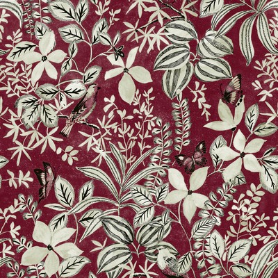 Brewster Wallcovering Burgundy Willa Peel & Stick Wallpaper Reds